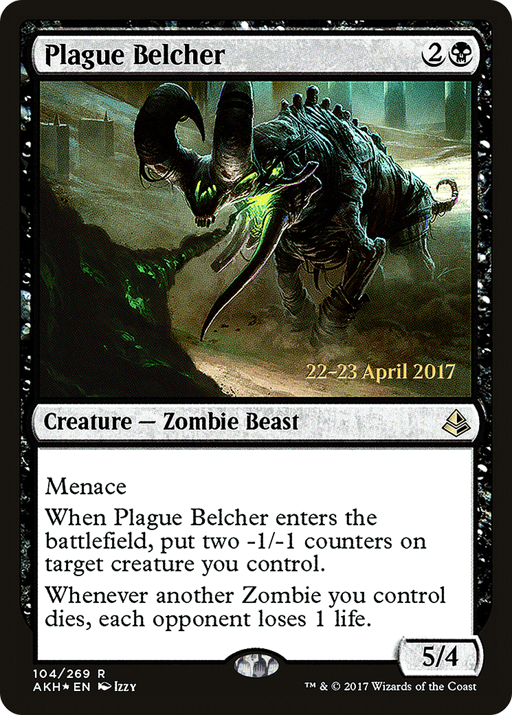 Plague Belcher (PRE-104) - Amonkhet Promos Foil