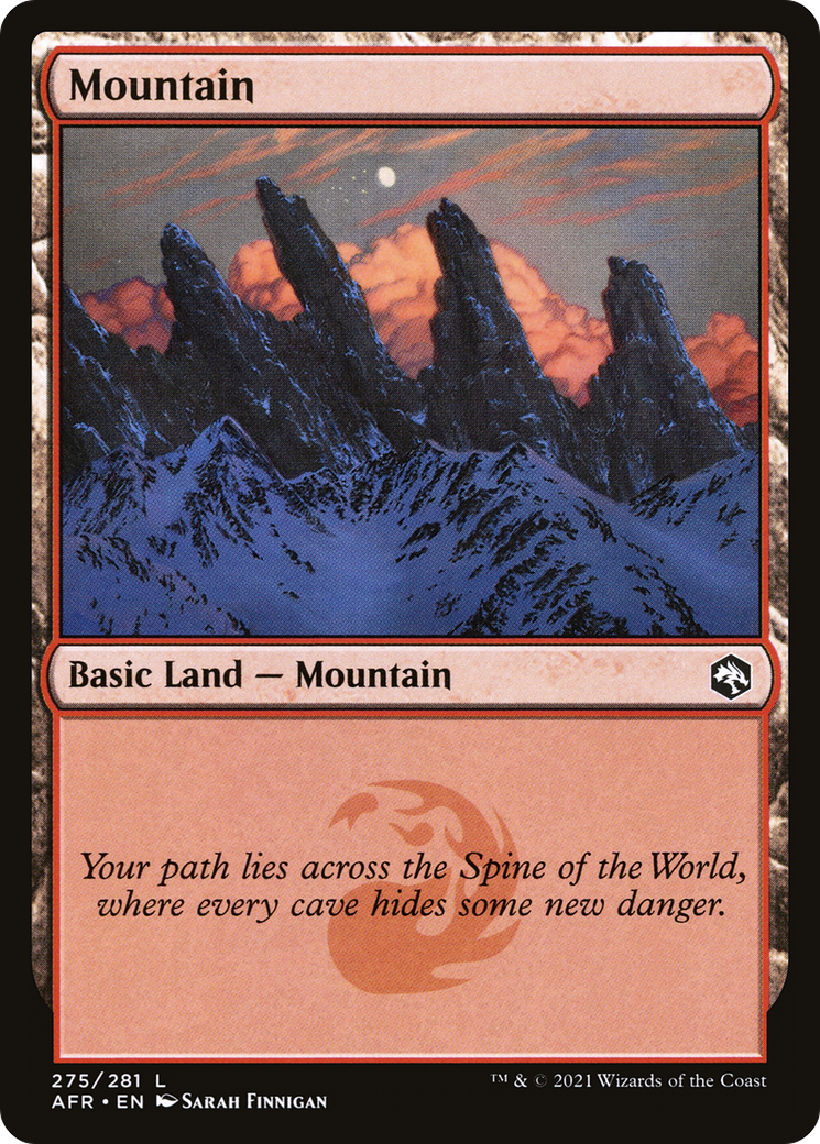 Mountain (275) (AFR-275) - Adventures in the Forgotten Realms Foil