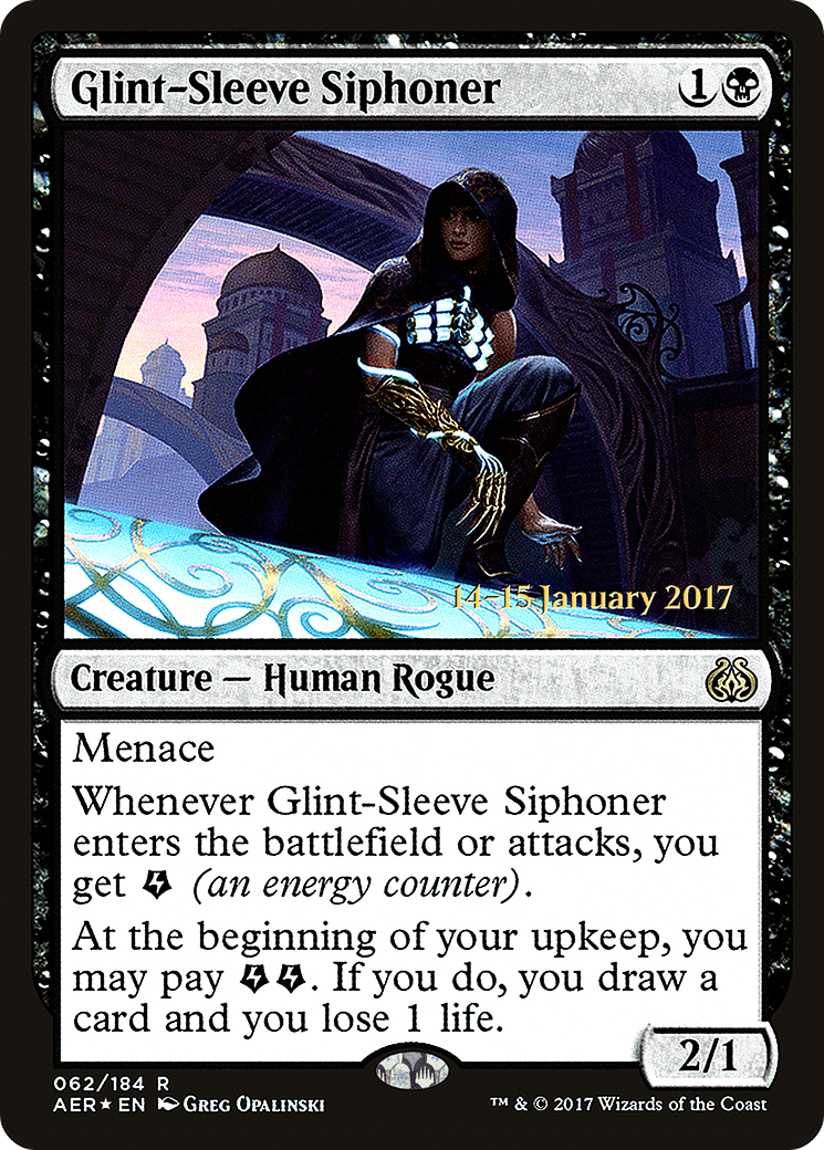 Glint-Sleeve Siphoner (PRE-062) - Aether Revolt Promos Foil