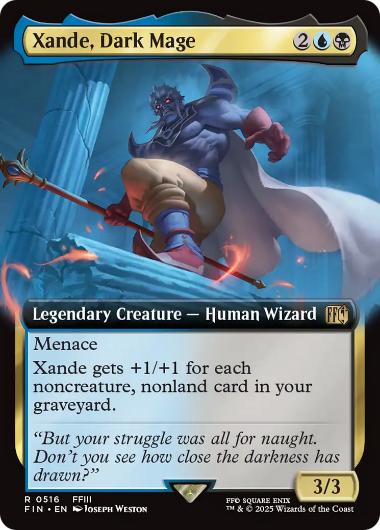 Xande, Dark Mage (Extended Art) (FIN-516) - FINAL FANTASY: (Extended Art)