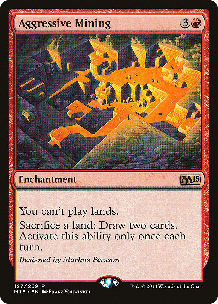 Aggressive Mining (M15-127) - Magic 2015 Foil