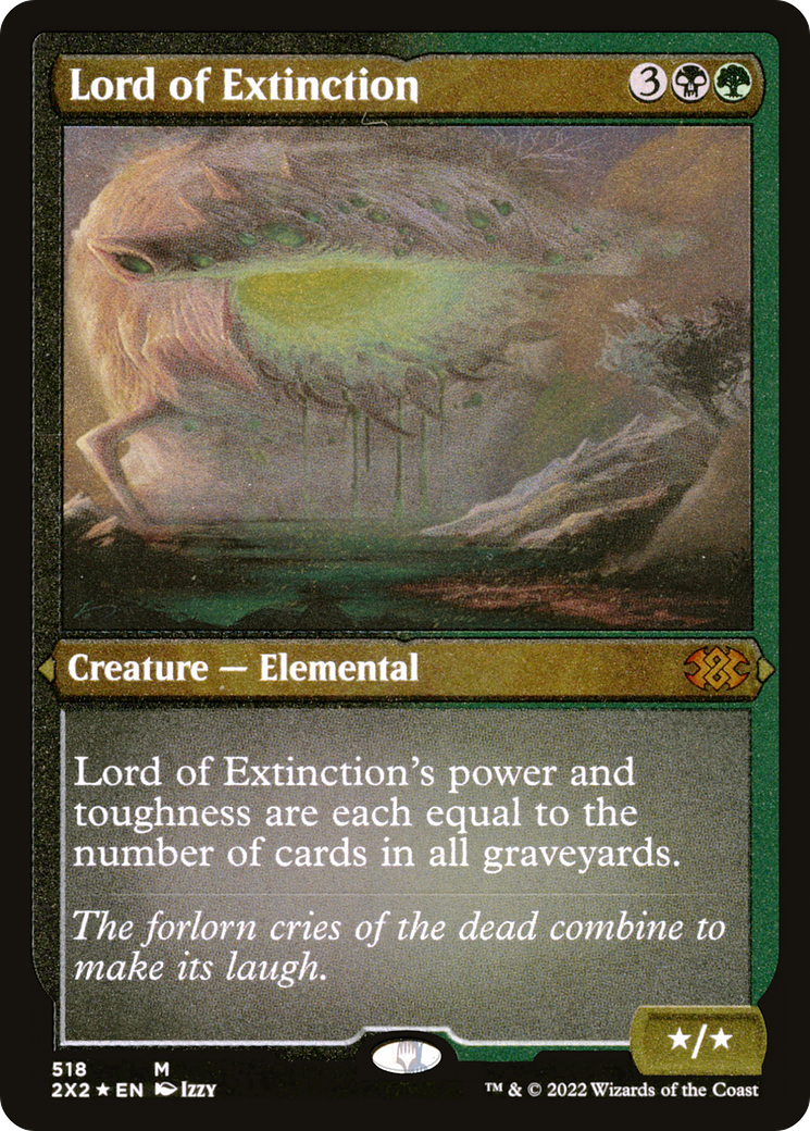 Lord of Extinction (Foil Etched) (2X2-518) - Double Masters 2022 Foil