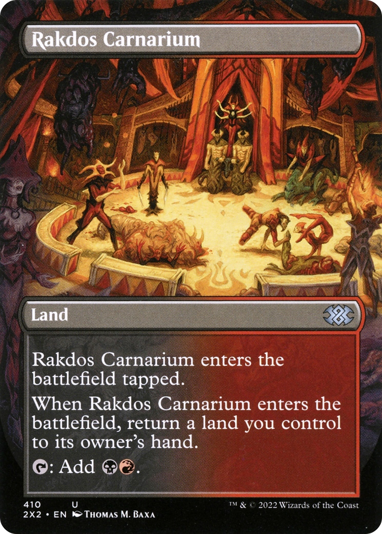 Rakdos Carnarium (Borderless) (2X2-410) - Double Masters 2022 (Borderless) Foil