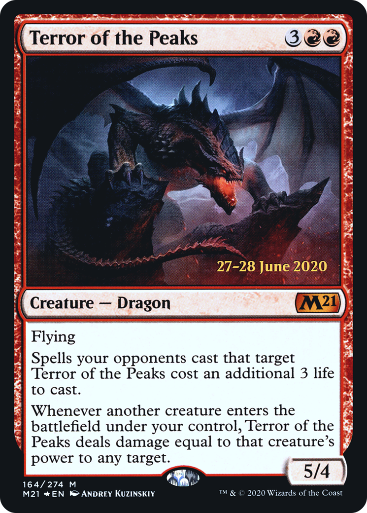 Terror of the Peaks (M21) (PRE-164) - Core Set 2021 Promos Foil