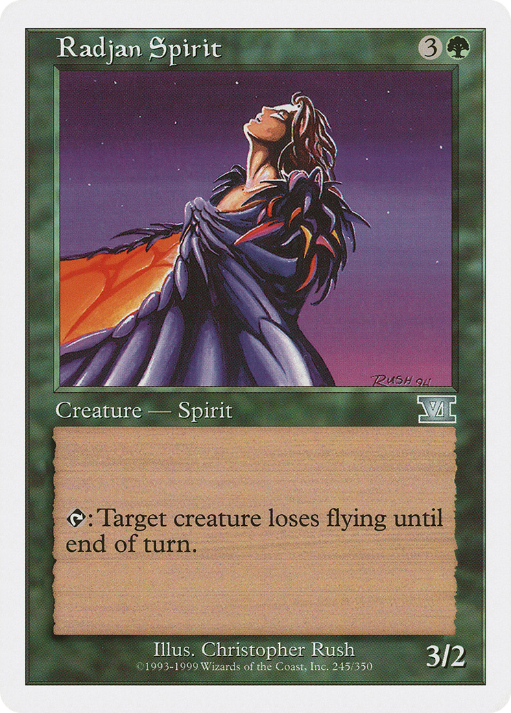 Radjan Spirit (6ED-245) - Classic Sixth Edition