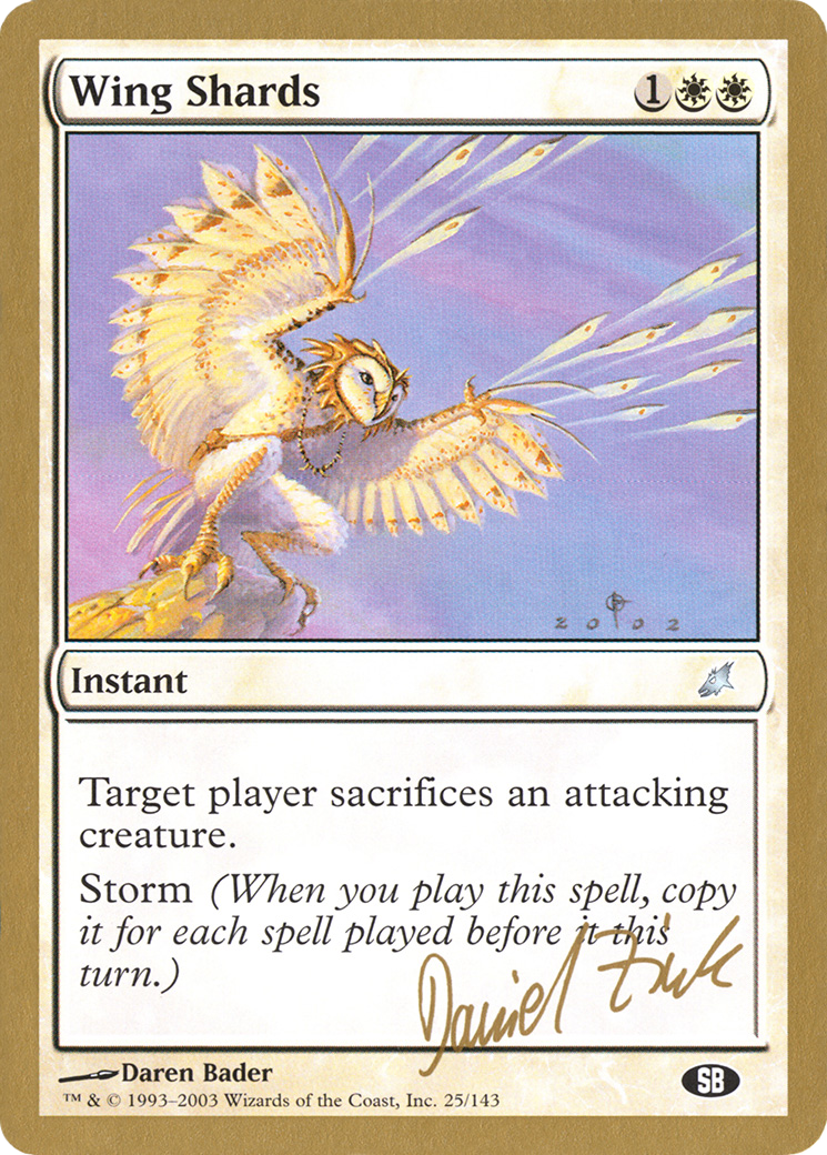 Wing Shards - 2003 Daniel Zink (SCG) (SB) (WCD-) - World Championship Decks 2003