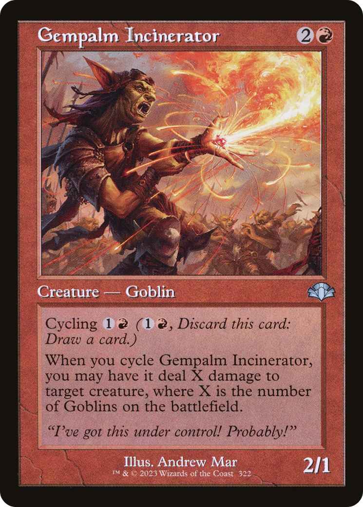 Gempalm Incinerator (Retro Frame) (DMR-322) - Dominaria Remastered