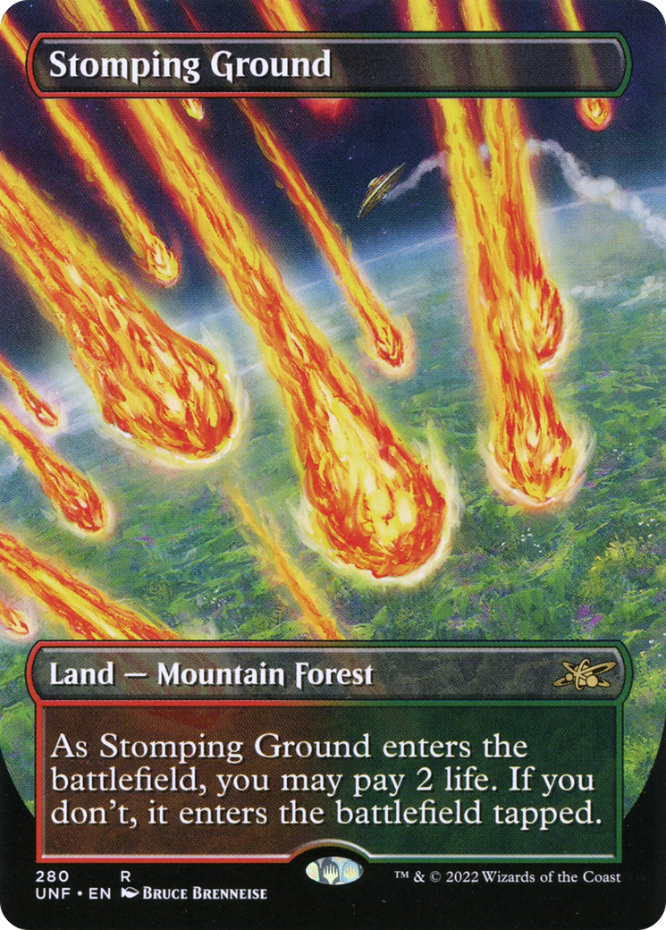 Stomping Ground (Borderless) (UNF-280) - Unfinity (Borderless) Foil