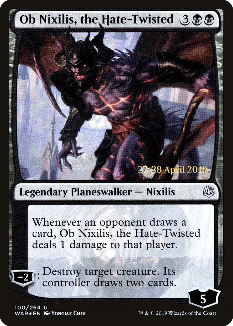 Ob Nixilis, the Hate-Twisted (PRE-100) - War of the Spark Promos Foil