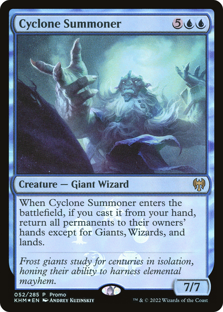 Cyclone Summoner (MEDIA-52★) - Kaldheim Promos Foil