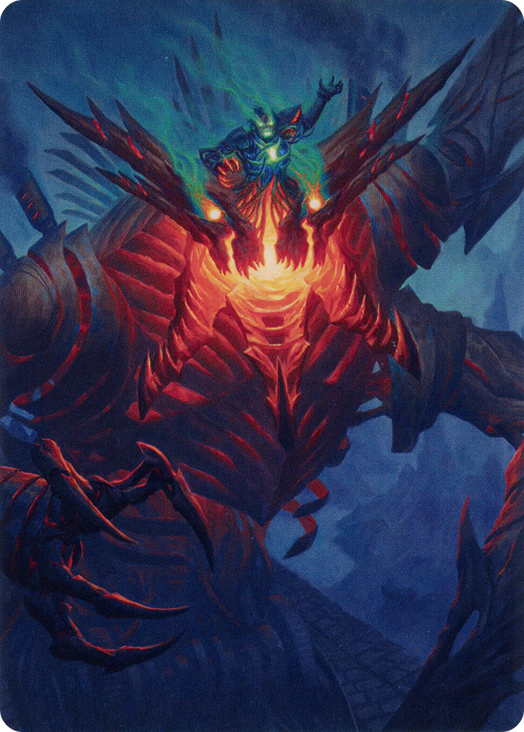 Mishra, Lost to Phyrexia // Mishra, Lost to Phyrexia (ABRO-038) - The Brothers' War Art Series (Borderless)