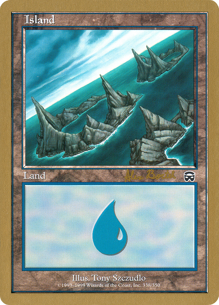 Island (338) - 2001 Alex Borteh (MMQ) (WCD-) - World Championship Decks 2001