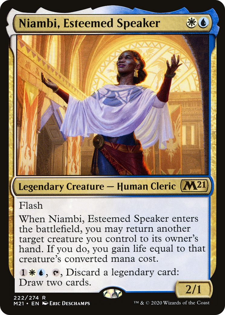 Niambi, Esteemed Speaker (M21-222) - Core Set 2021