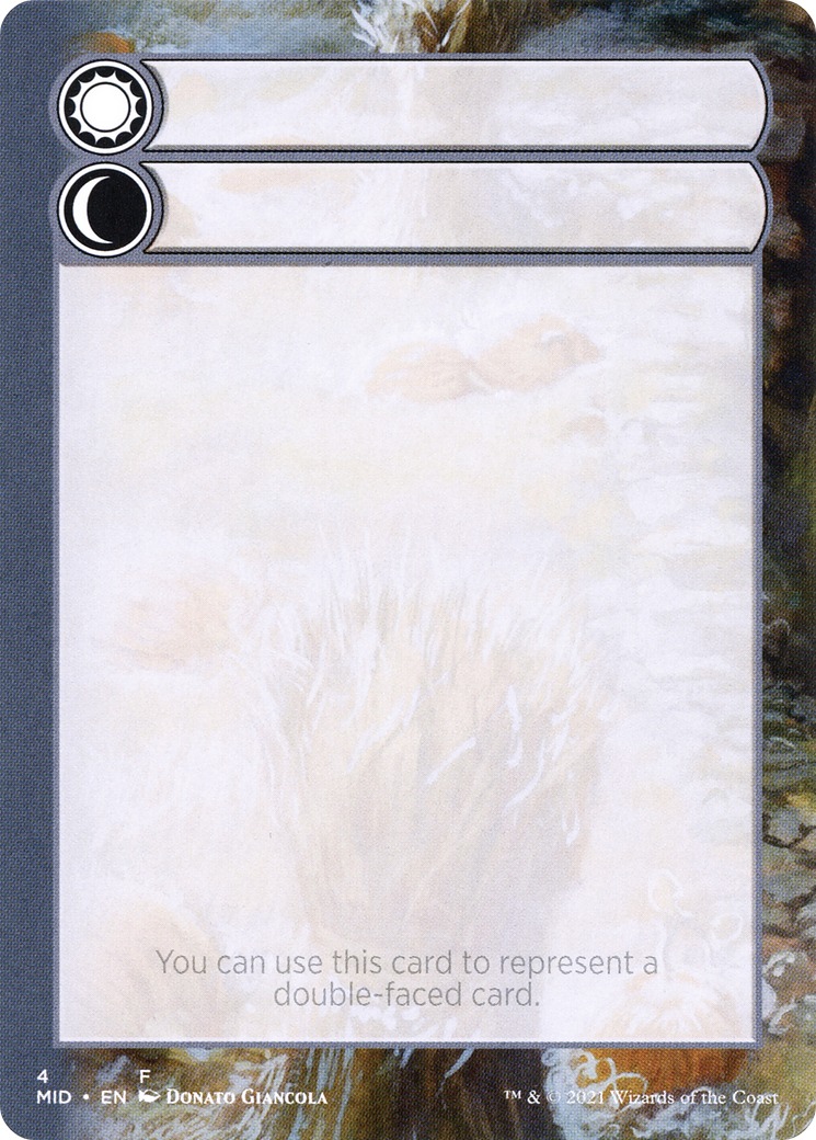 Double-Faced Substitute Card (SMID-004) - Innistrad: Midnight Hunt Substitute Cards (Borderless)