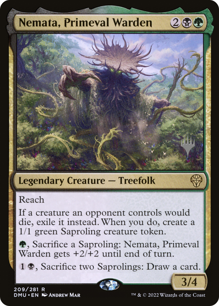 Nemata, Primeval Warden (PPDMU-209) - Dominaria United Promos