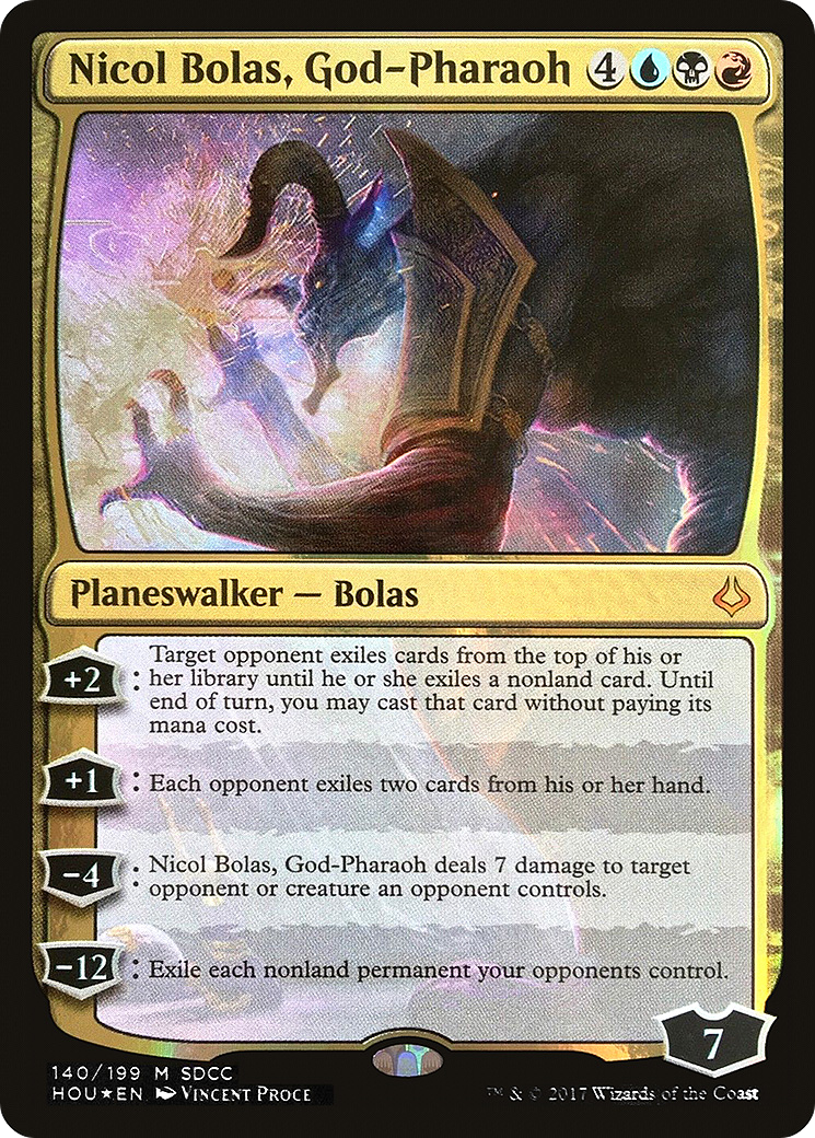 Nicol Bolas, God-Pharaoh (SDCC 2017 Exclusive) (MEDIA-140) - San Diego Comic-Con 2017 Foil
