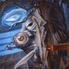 Unblinking Observer // Unblinking Observer (AMID-031) - Midnight Hunt Art Series (Borderless) Foil