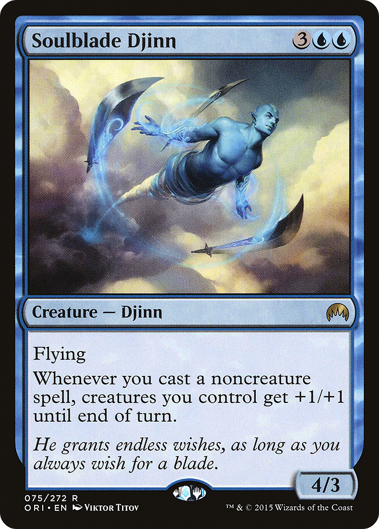 Soulblade Djinn (ORI-075) - Magic Origins Foil