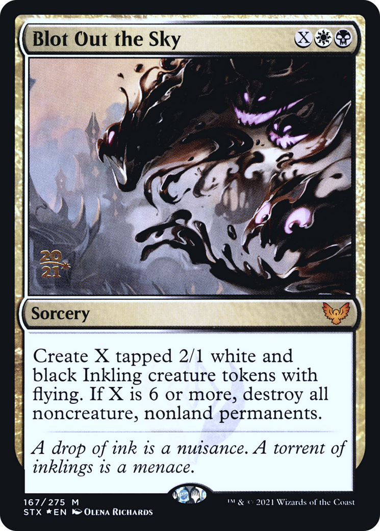 Blot Out the Sky (PRE-167) - Strixhaven: School of Mages Promos Foil