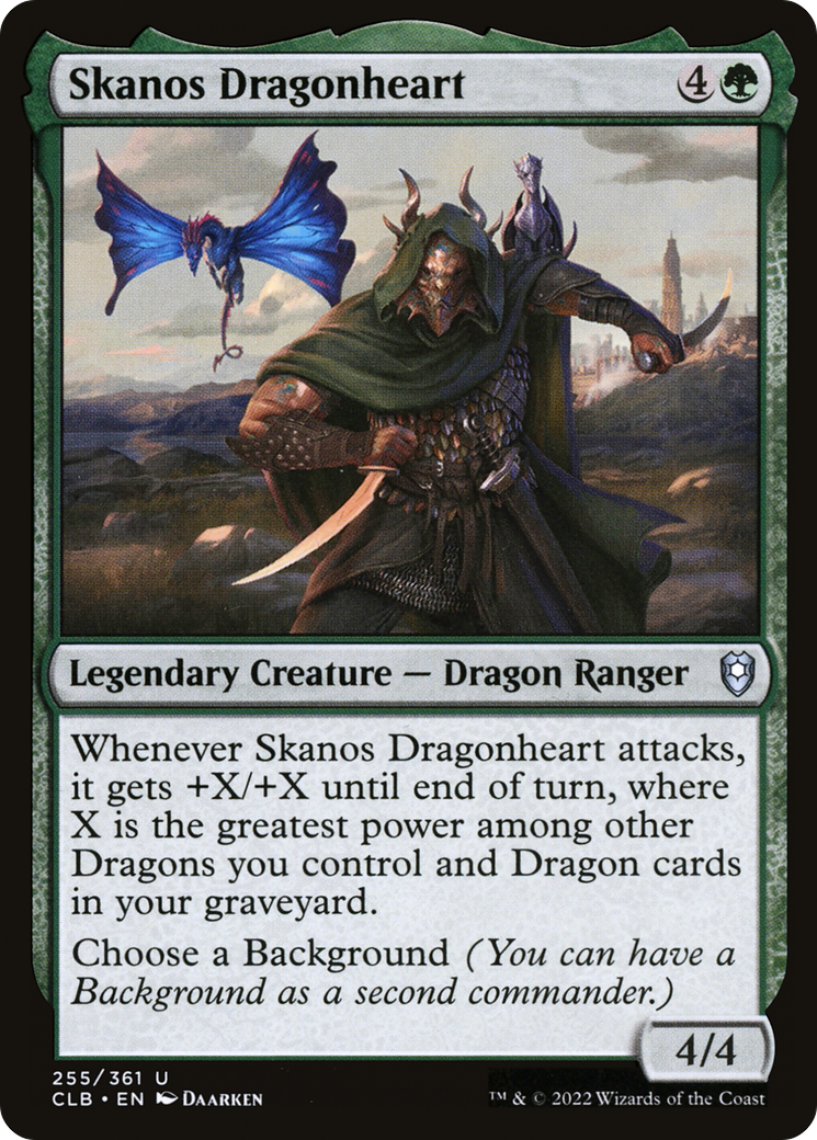 Skanos Dragonheart (CLB-255) - Commander Legends: Battle for Baldur's Gate
