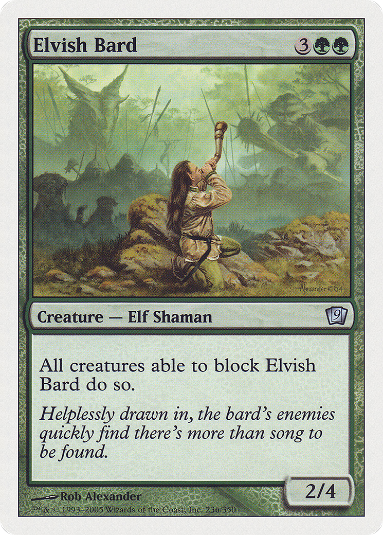 Elvish Bard (9ED-236) - 9th Edition Foil