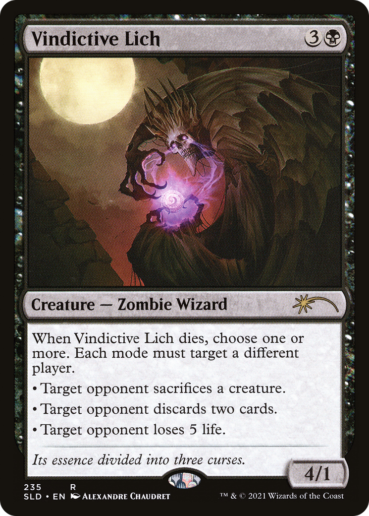 Vindictive Lich (SLD-235) - Secret Lair Drop