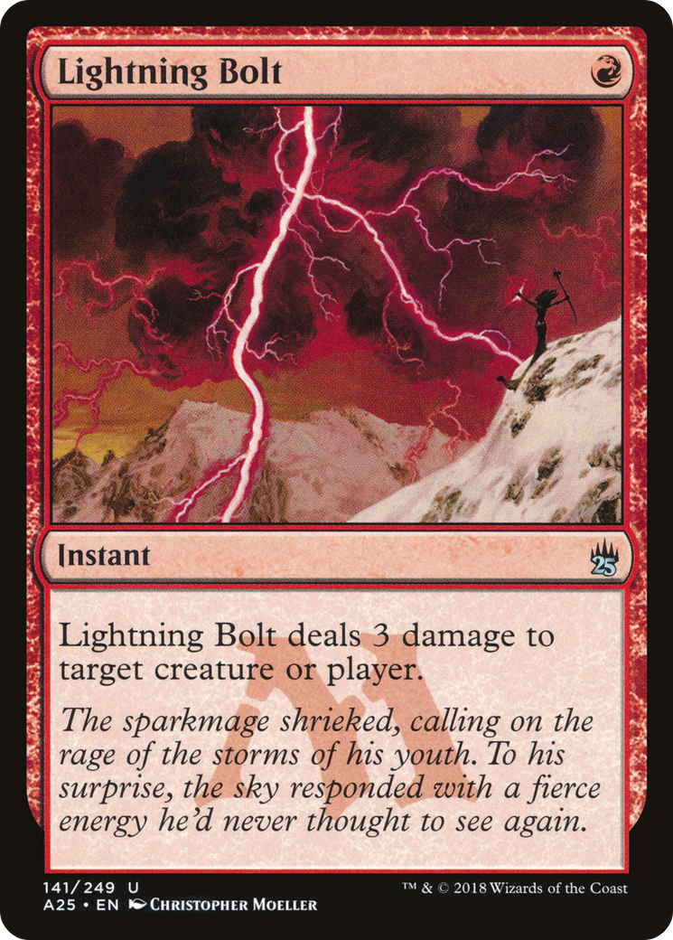 Lightning Bolt (A25-141) - Masters 25 Foil
