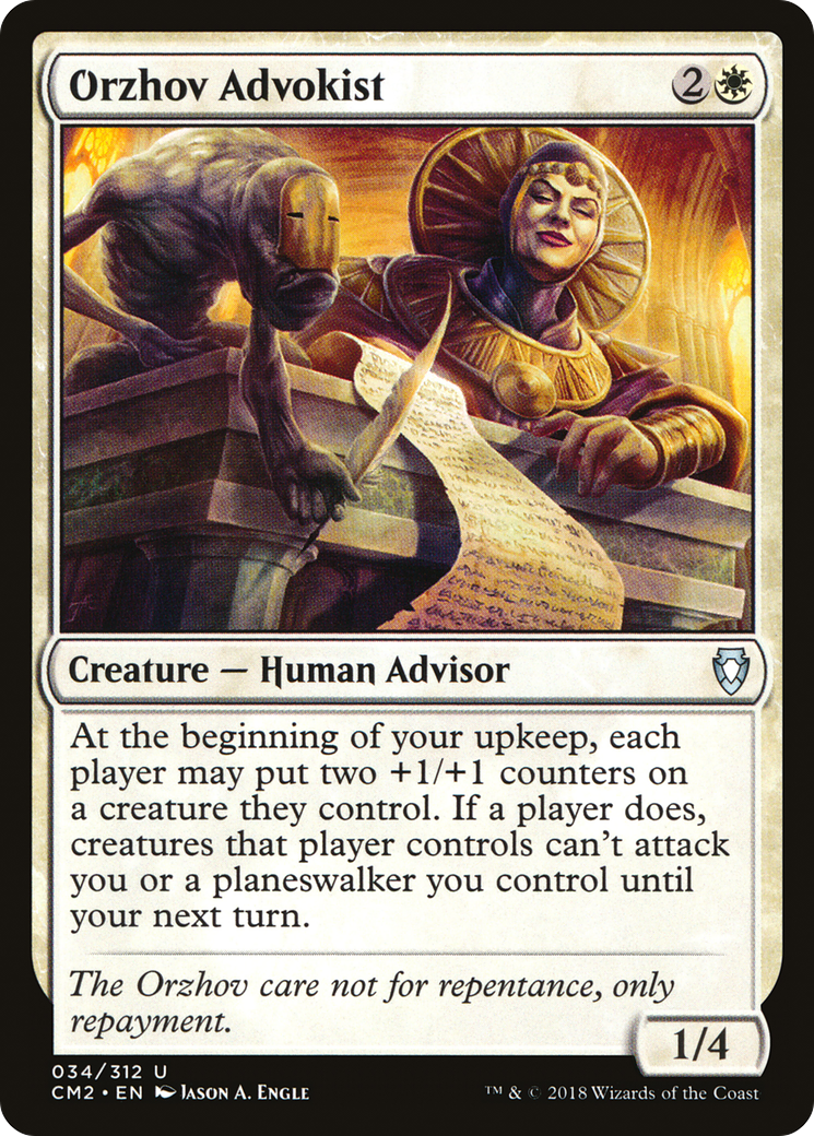 Orzhov Advokist (CM2-034) - Commander Anthology Volume II