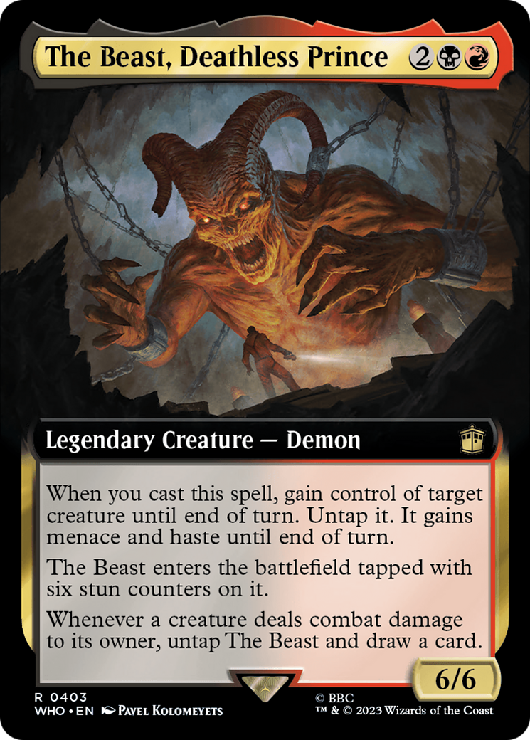 The Beast, Deathless Prince (Extended Art) (WHO-403) - Doctor Who: (Extended Art)