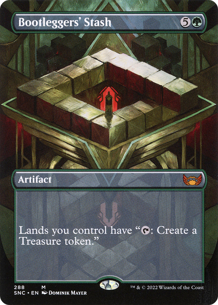 Bootleggers' Stash (Borderless) (SNC-288) - Streets of New Capenna (Borderless) Foil