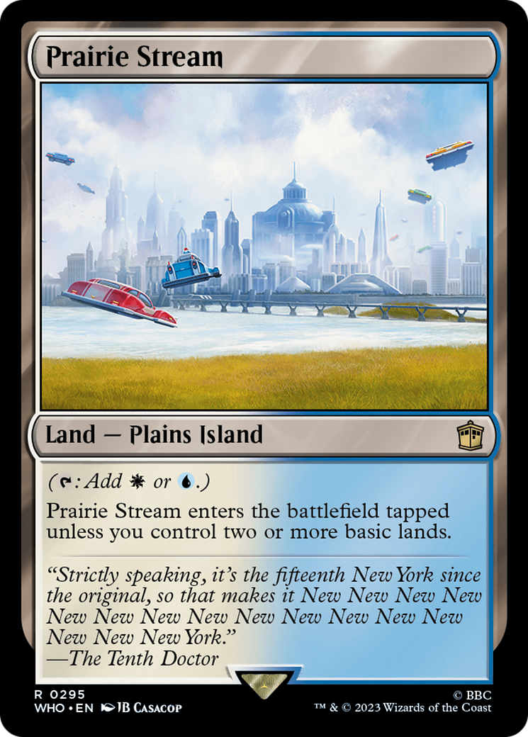Prairie Stream (WHO-295) - Doctor Who