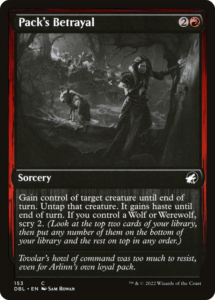 Pack's Betrayal (DBL-153) - Innistrad: Double Feature