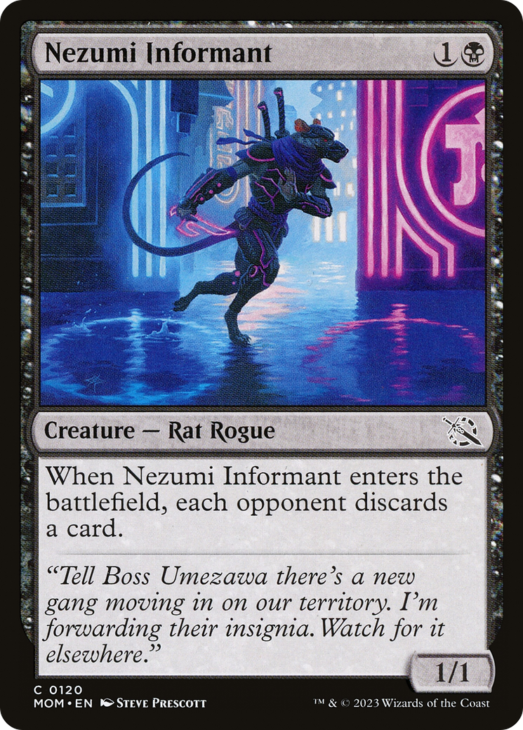 Nezumi Informant (MOM-120) - March of the Machine Foil