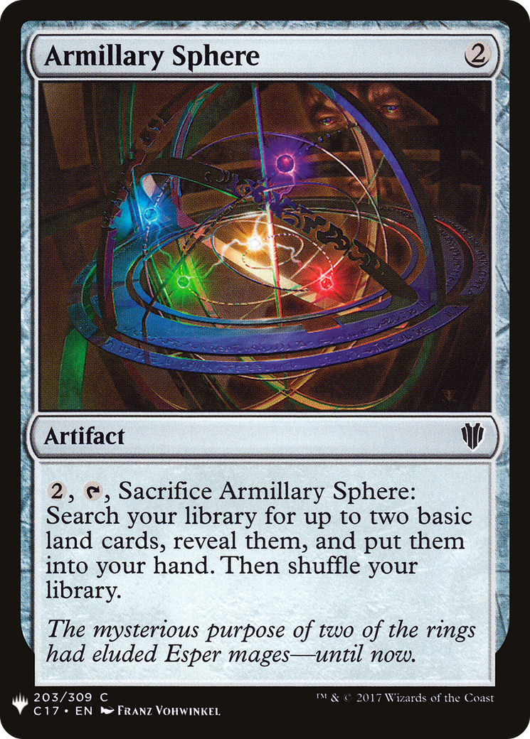 Armillary Sphere (LIST-C17-203) - The List