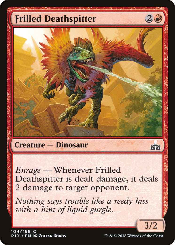 Frilled Deathspitter (RIX-104) - Rivals of Ixalan