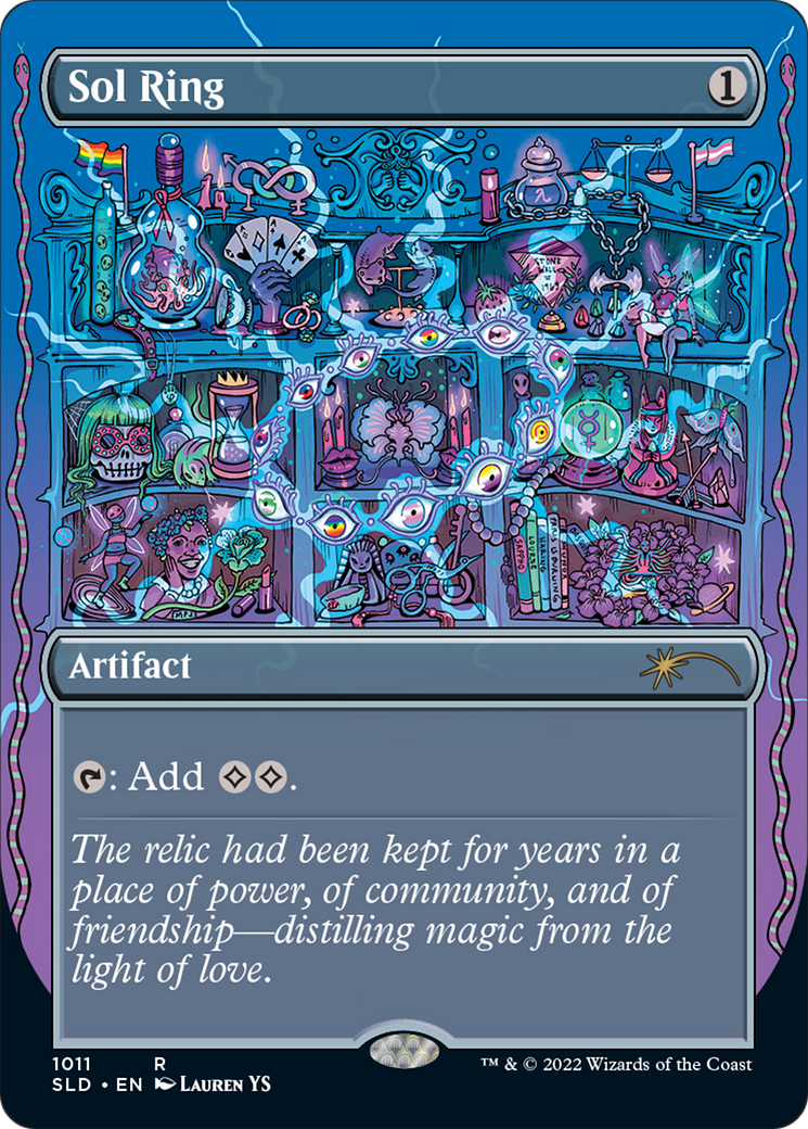 Sol Ring (1011) (SLD-1011) - Secret Lair Drop (Borderless) Foil