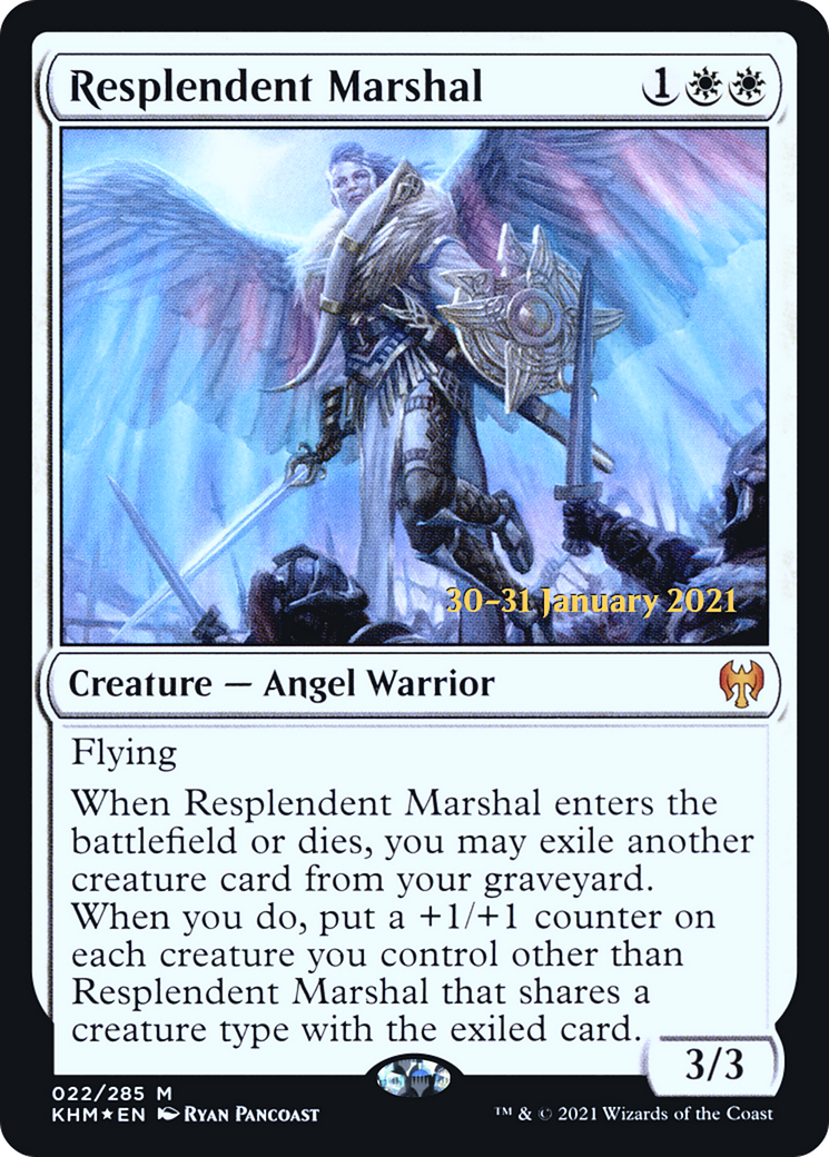 Resplendent Marshal (PRE-022) - Kaldheim Promos Foil