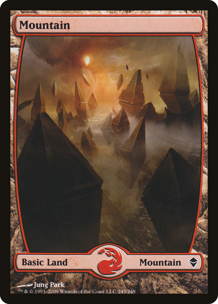 Mountain (243) - Full Art (ZEN-243) - Zendikar