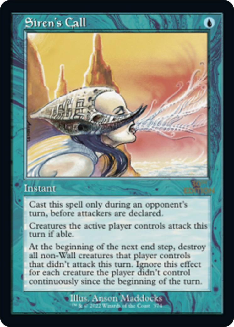 Siren's Call (Retro Frame) (30A-374) - 30th Anniversary Edition
