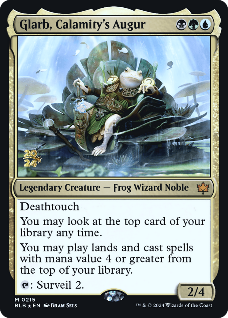 Glarb, Calamity's Augur (PRE-215) - Bloomburrow Promos Foil
