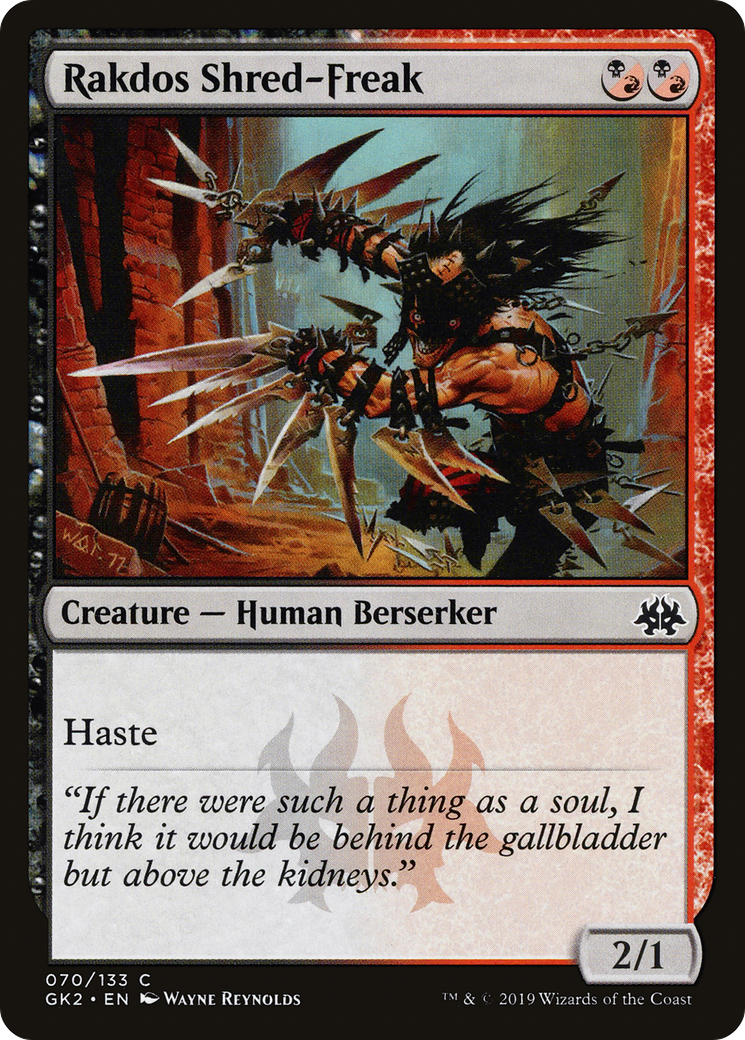 Rakdos Shred-Freak (GK2-070) - RNA Guild Kit