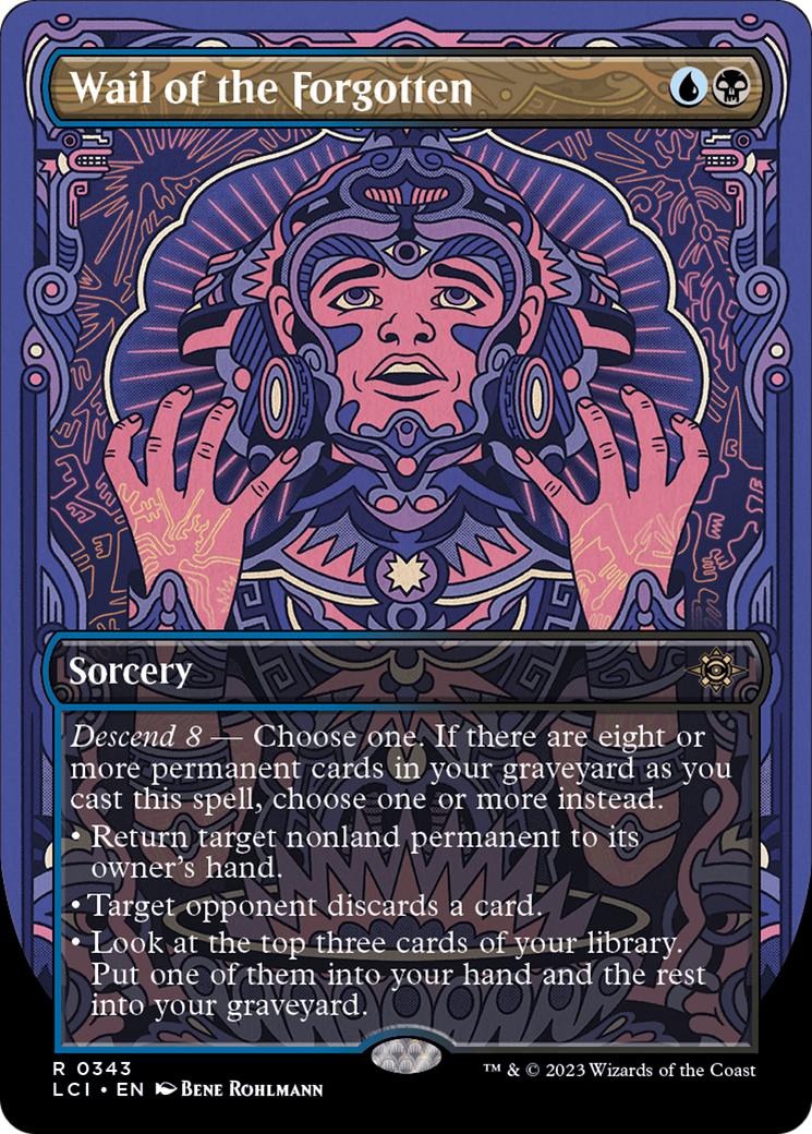 Wail of the Forgotten (Borderless) (LCI-343) - The Lost Caverns of Ixalan (Borderless)
