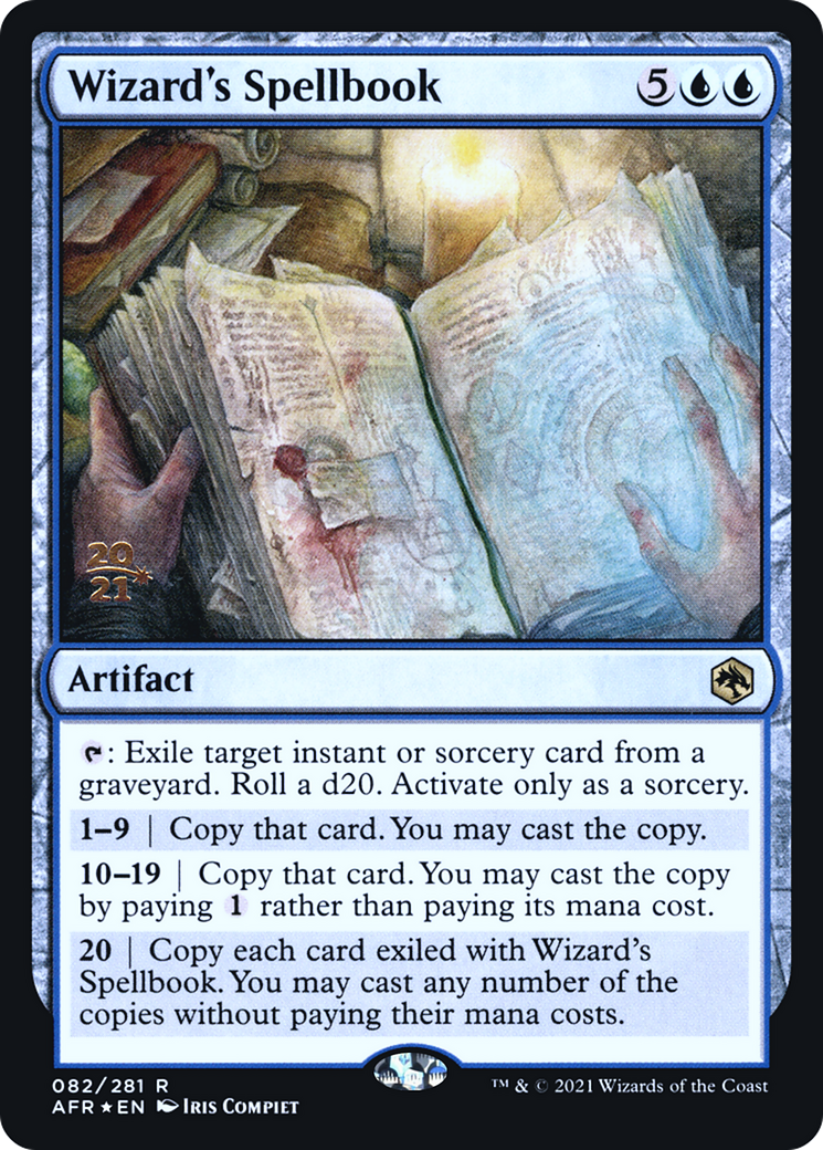 Wizard's Spellbook (PRE-082) - Adventures in the Forgotten Realms Promos Foil