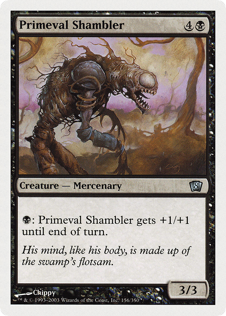Primeval Shambler (8ED-156) - 8th Edition Foil
