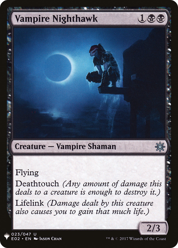 Vampire Nighthawk (E02) (LIST-E02-23) - The List