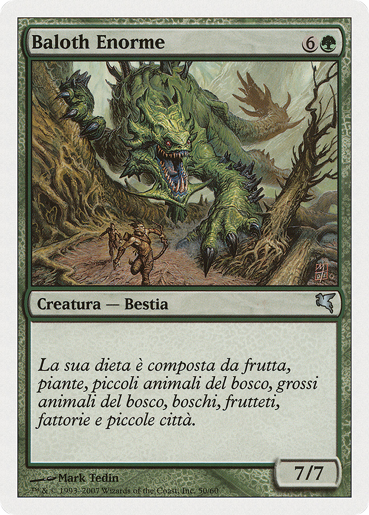 Enormous Baloth (Italian) - "Baloth Enorme" (K50) (PSAL-K50) - Salvat 2005