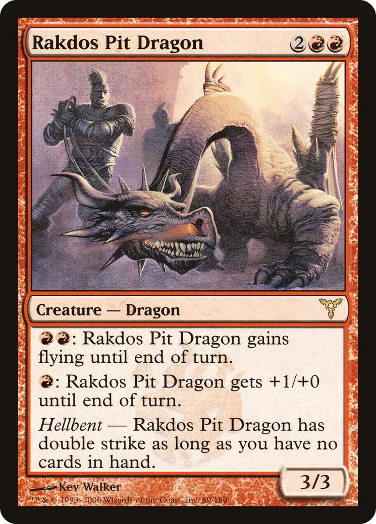 Rakdos Pit Dragon (DIS-069) - Dissension Foil