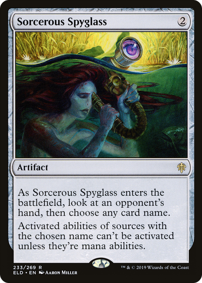 Sorcerous Spyglass [Throne of Eldraine]