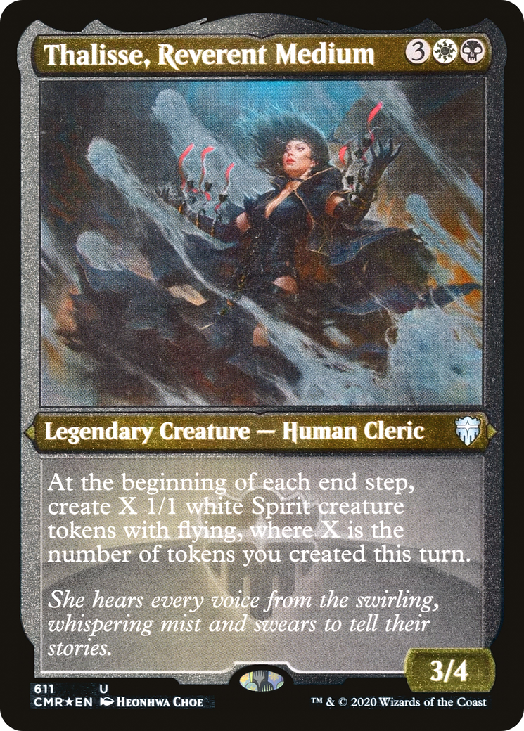 Thalisse, Reverent Medium (Foil Etched) (CMR-611) - Commander Legends Foil