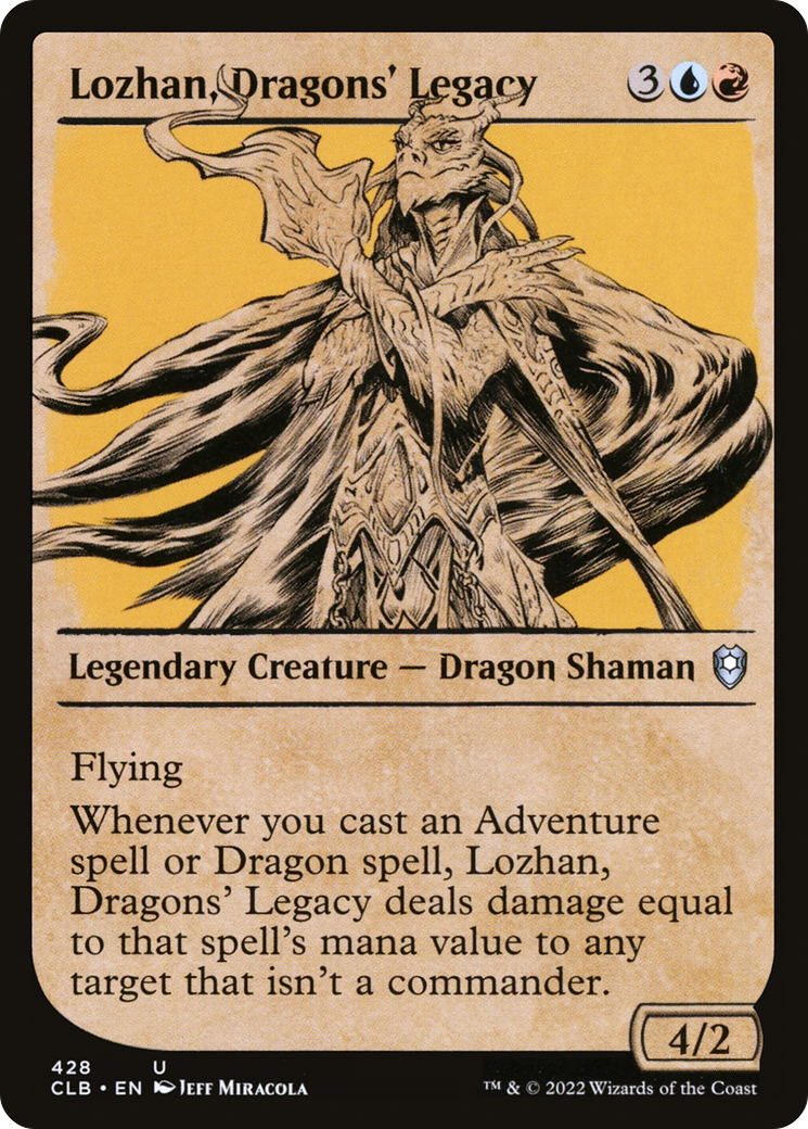 Lozhan, Dragons' Legacy (Showcase) (CLB-428) - Commander Legends: Battle for Baldur's Gate: (Showcase)